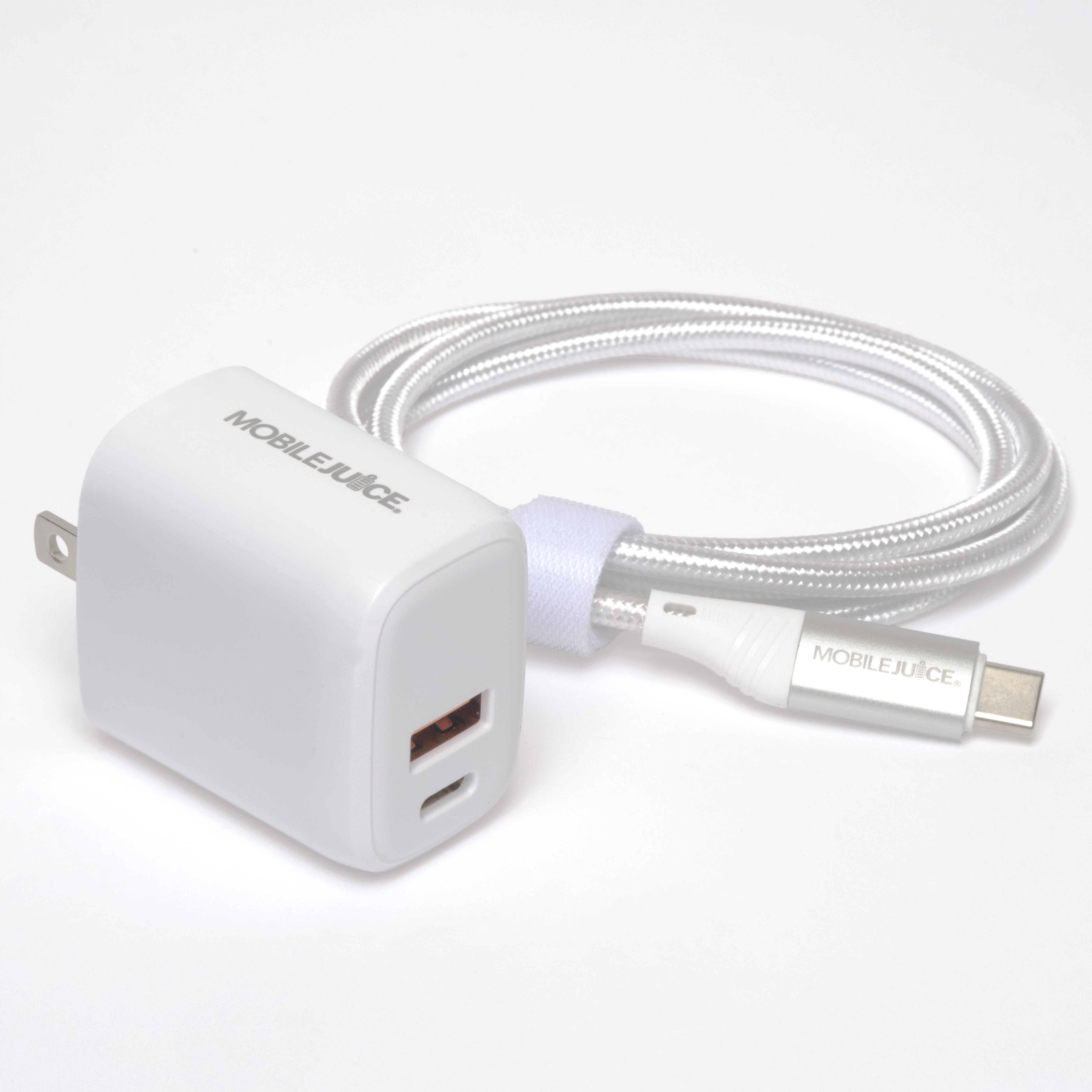 usb c charging block and usb cable