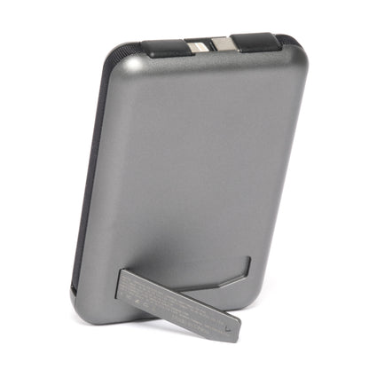 magnetic phone charger with kickstand rear view