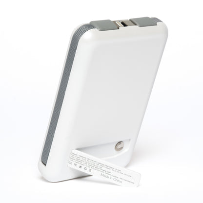 wireless phone charger with stand in white