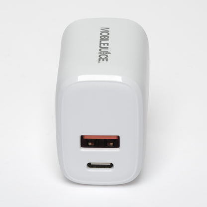usb charging block in white
